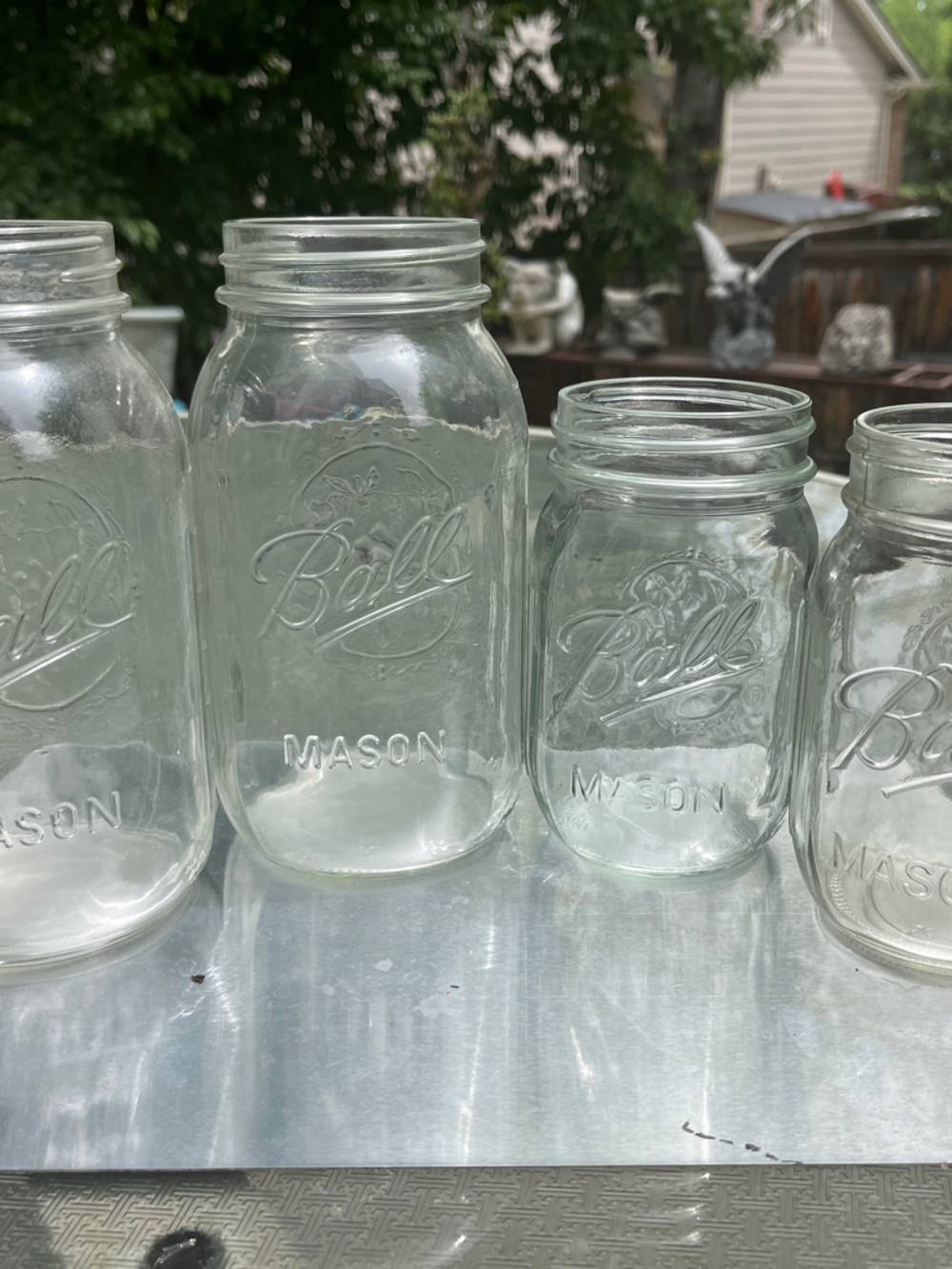Ball Mason Jars/cocktail glasses Clear